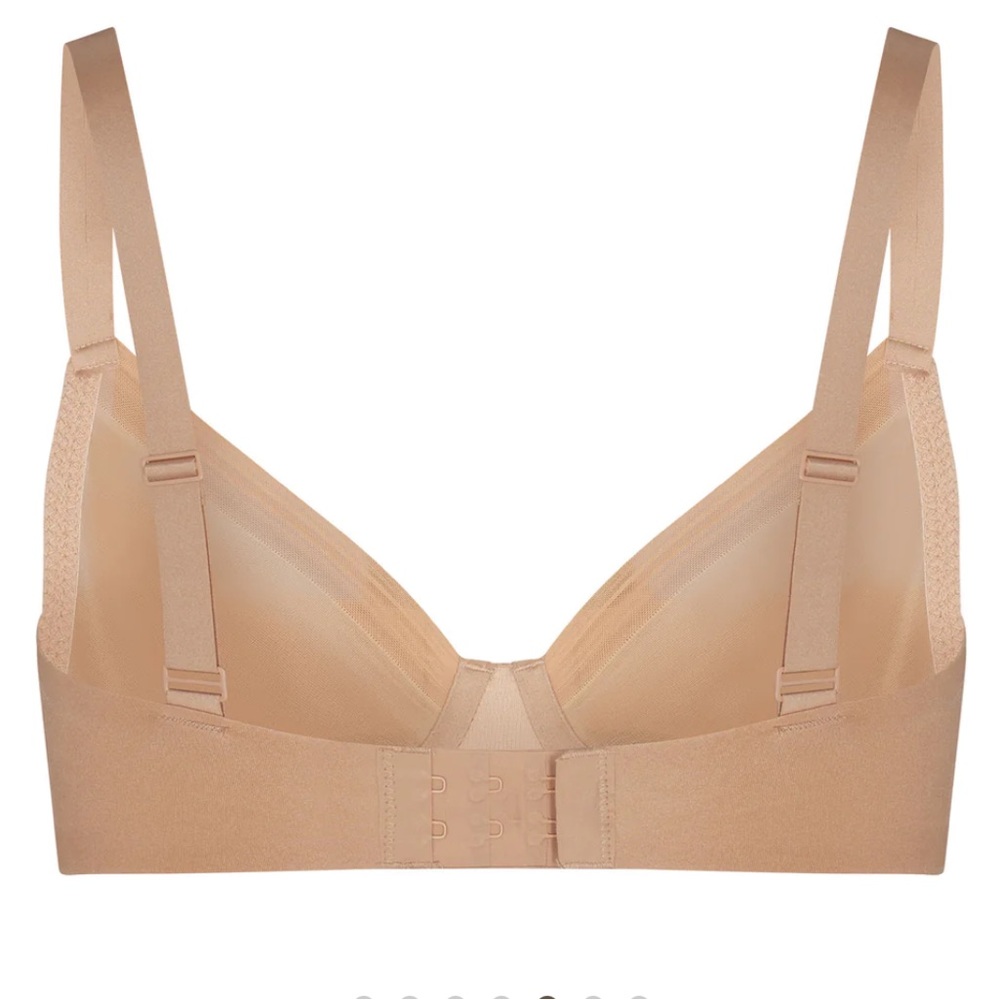 NWT no show molded unlined Demi bra skims 38DD clay - Picture 2 of 8